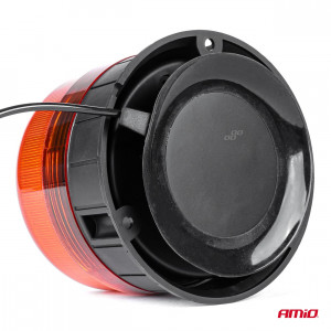 Girofar LED 12/24V - sticla galbena, magnetic W09M MAG/3 BOLT, ECE R10 80LED IP56 - Img 7
