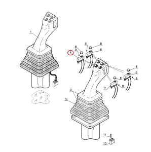 Joystick hidraulic Manitou 550335 - Img 3