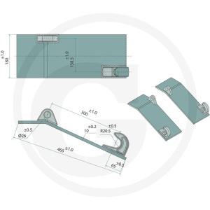 Kit conversie prindere Euro Standardizat - Img 2