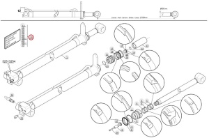 Kit reparatie cilindru hidraulic Manitou 746359 - Img 3