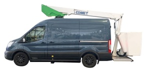 Nacela pe microbuz 14m Comet VAN MOUNTED HVM 14 - Img 1