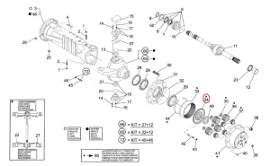 Pinion satelit reductor Manitou 565998