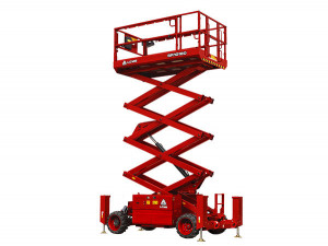 Platforma foarfeca diesel 12m LGMG SR1018D - Img 1