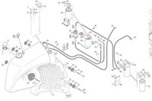 Pompă de combustibil motor Deutz Manitou 52544112-DEUTZ - Img 2