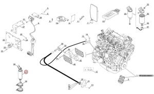 Pompă de combustibil motor Deutz Manitou 52544112