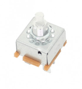 Potentiometru aeroterma regulator rotativ 4 pozitii pentru buldoexcavator JCB 3CX 4CX