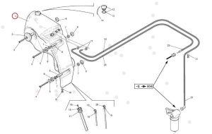 Rezervor combustibil Manitou 52500924