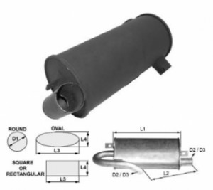 Toba de esapament 545 mm pentru stivuitor Clark
