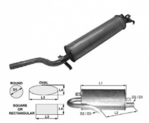 Toba de esapament 600 mm ptr stivuitor Clark