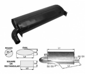Toba de esapament pentru stivuitor Fenwick & Peg