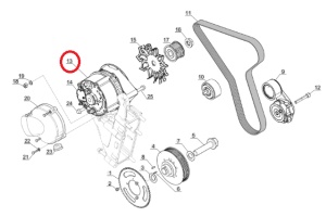 Alternator Manitou 961251