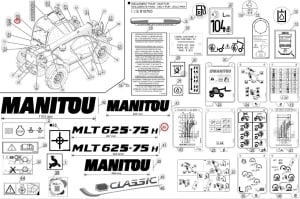 Autocolant identificare Manitou 303898 - Img 3
