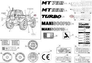 Autocolant identificare Manitou 600692 - Img 3