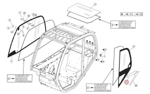 Autocolant identificare Manitou 940352 - Img 3