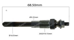 Bujie aftermarket pentru tractor John Deere - Img 2