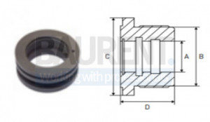 Cap cilindru 46x72x72x30 mm lift hidraulic ZEPRO MAMMUT LIFT