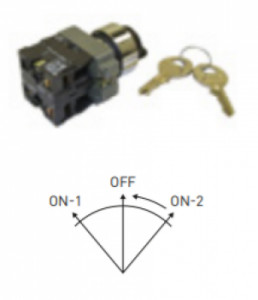 Contact cu 3 pozitii pentru nacele Upright AB38