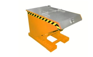 Container basculabil pentru furcile de stivuitor - 0.3 mc - 750kg - BAUER Expo 300 - Img 4