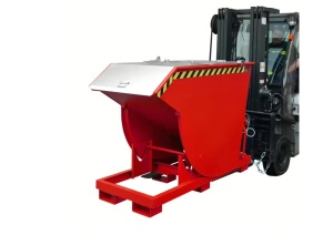 Container culisabil pentru stivuitor 0.3mc - 1500kg Bauer BKM 30 - Img 3