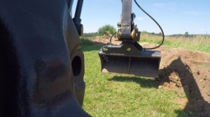 Cupa hidraulica pentru taluz, 120cm, potrivita pentru miniexcavatoare JCB 802/803