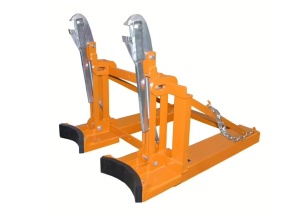 Dispozitiv pentru Manevrare 2 Butoaie Metalice Atașabil pe Furcile de Stivuitor BAUER RS-II/M - Img 1