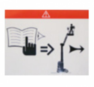 Eticheta pentru nacele marca Manitou 105VJ, 105VJR, 105VJR2, 110VJR2, 80V, 80VJR, 80VR