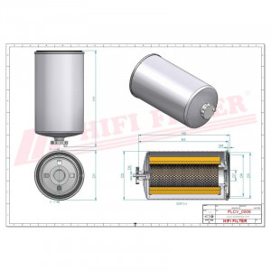 Filtru combustibil separator SN70431, SN 70431, Manitou 940729 - Img 3