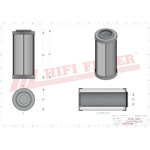 Filtru hidraulic nacela articulata Haulotte HA15 IP SH 62253, SH62253 - Img 3