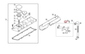 Filtru ulei motor Manitou 706981 - Img 3