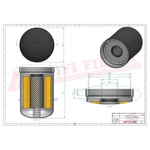 Filtru ulei motor SO 10114, SO10114 John Deere RE539279 - Img 3