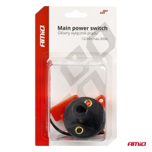 Întrerupător principal baterie 12V/24V 150A AMiO – Siguranță baterie cu decuplare rapidă și curent maxim 300A - Img 4
