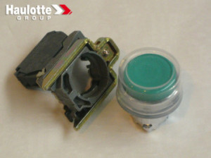 Intrerupator verde pupitru comanda nacela Haulotte
