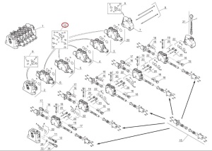 Kit reparatie cilindru hidraulic Manitou 894553 - Img 3