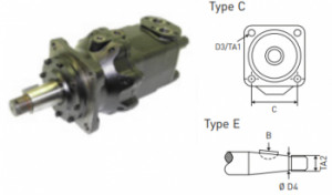 Motor-hidraulic de schimb pentru nacele Haulotte COMPACT10DX, COMPACT12DX, COMPACT12DX