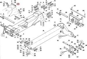 Perie brat telescopic Manitou 268872 - Img 3