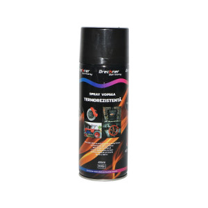 Spray vopsea neagra termorezistenta pentru etrieri si motor 450ml rezistenta la 400 grade C