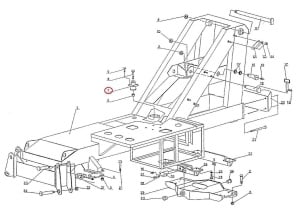 Tampon motor Manitou 198618 - Img 3