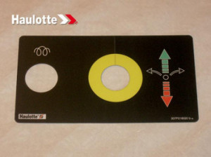 Abtibild telecomanda Haulotte HA12PX superior