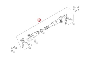 Arbore cardanic transmisie punte Manitou 295108