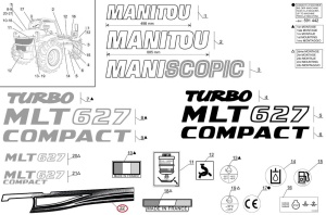 Autocolant identificare Manitou 52504845 - Img 2