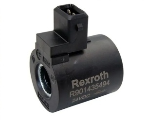 Bobină solenoid 24V 16x41 mm cu diodă Zener Rexroth R901435494 - Img 2