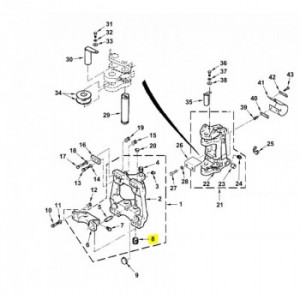 Bucsa saniera buldoexcavator TEREX 820