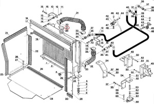 Bușon radiator Manitou 189953