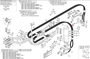 Cablu brat telescopic Manitou 268038-AFTERMARKET - Img 3