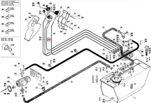 Cablu comanda distribuitor hidraulic Manitou aftermarket 189268-AFTERMARKET - Img 3