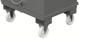 Container cu fund basculabil 0.7mc -1500 kg Bauer BKB 700 - Img 4