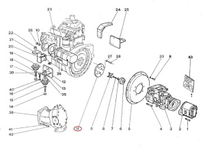 Disc cuplaj hidrostatic Manitou 487331 - Img 3