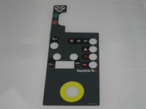Eticheta telecomanda nacela foarfeca - verticala electrica Haulotte