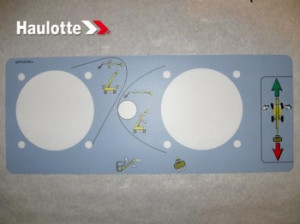 Eticheta telecomanda nacela Haulotte HA 41 PX / HA 32 RTJ