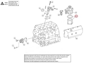 Filtru combustibil Manitou 710887 - Img 2